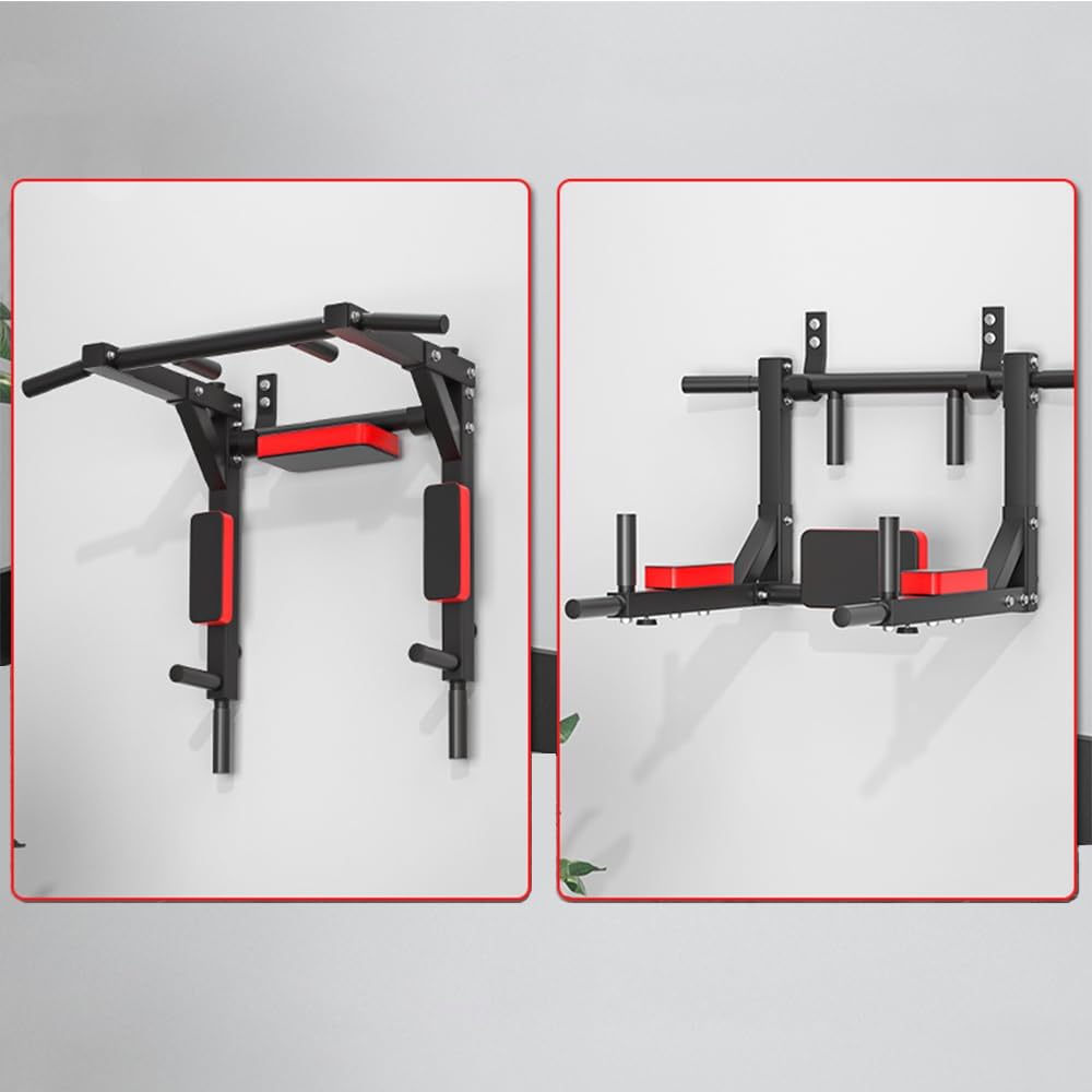 Wall Mount Hooks, Multifunctional Wall Mounted Pull Up Bar Four Hooks with Wall Mount Screws