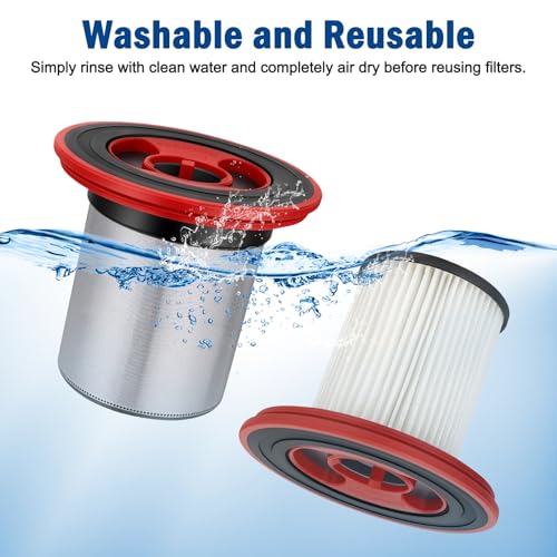 12040193 Ersatzfilter für Bosch Unlimited Serie 7 Akku-Staubsauger BKS711XXL BBS711W BBS712A BCS711GB BKS711MALL, waschbarer HEPA-Filter aus Edelstahl