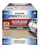 Rust-Oleum 251966 EPOXYSHIELD Garage Floor Coating Kit, 1 Car, Gloss Tan