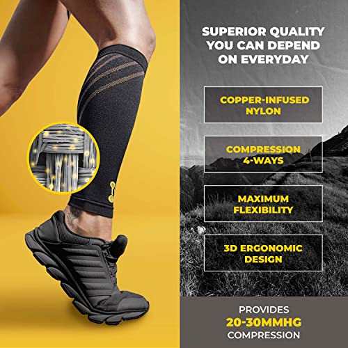 Copperjoint CJ-CS-P-L Calf Compression Sleeve thumb #3