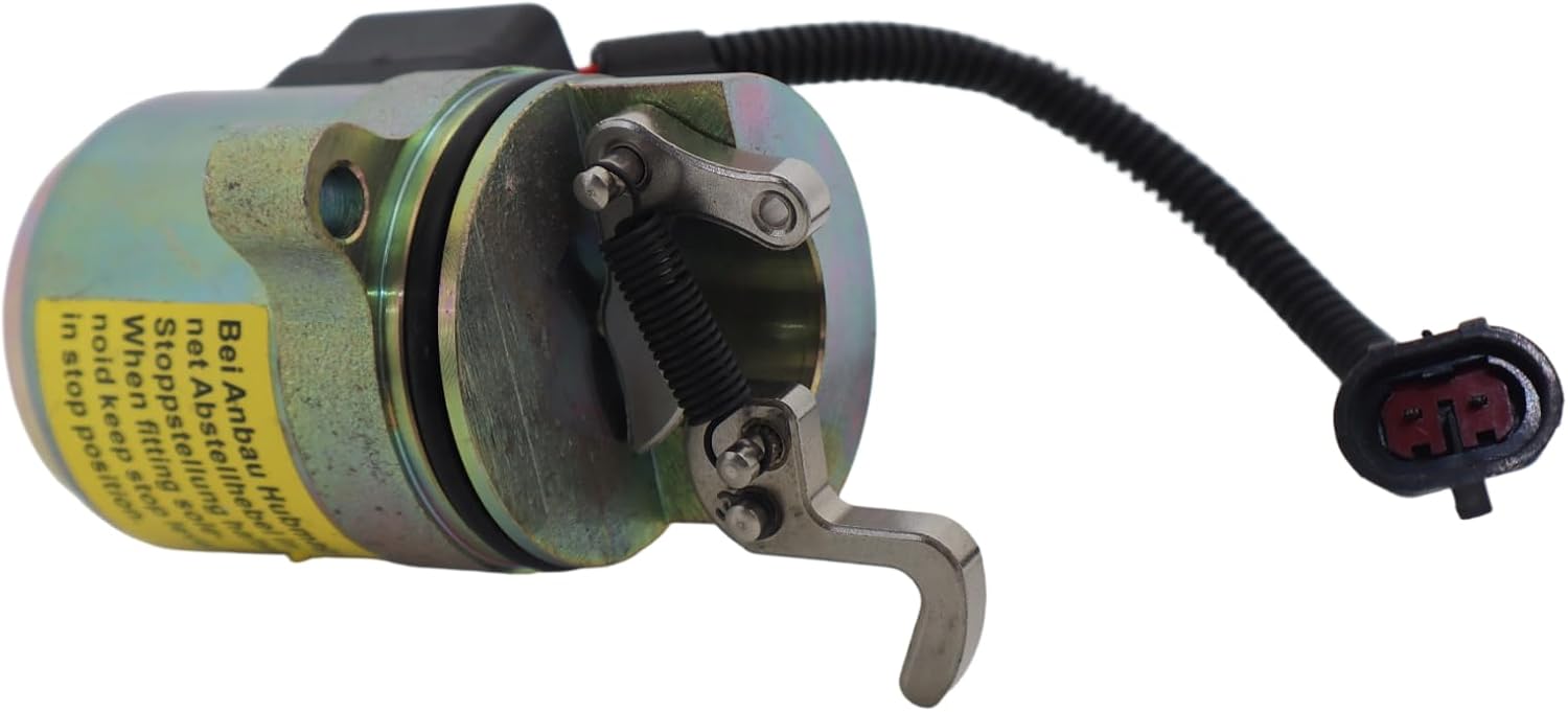 12V Fuel Shut Off Solenoid 6686715 6680121 0428-7583 For Bobcat A220 A300 442 864 863 873 883 S250 T200