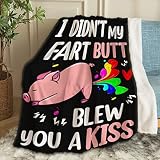 Ottoy Funny Pigs Kids Blankets - Soft, Lightweight, 50'x40' for Girls & Boys