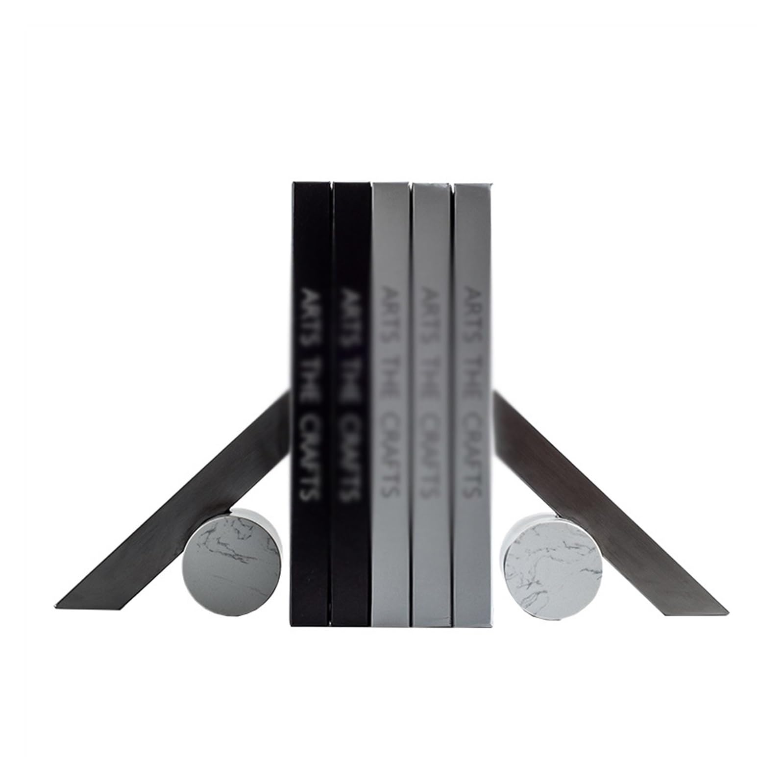 Shelves Decorative Bookends Heavy Duty Book Ends Geometric to Hold Books Stopper for for Bookshelves Office Desk etc Book Support