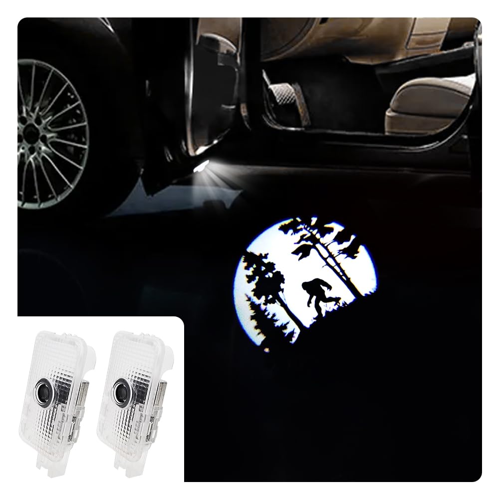 High Definition Car Door Logo Lights Car Projection LED Projector Door Shadow Light Puddle Lights for Ascent Forester