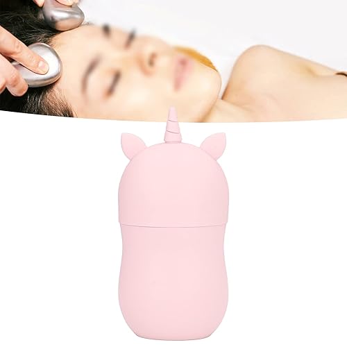 Miniatura 6 de Fydun Ice Massage Roller Silicone Facial Massage Shrink Pores Portable Facial Skin Care Ice Blue Wide Range of Uses (Pink)