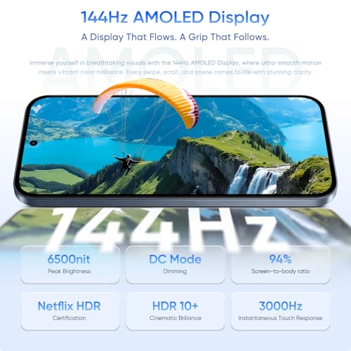Image of realme 16 Pro 5G Smartphone 12+256GB Pebble Grey, 144Hz AMOLED Display,7000mAh Battery,80W SuperVOOC, 200MP Primary Camera 50MP Front Camera, MediaTek 7300-Max Processor,IP69
