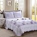 Cozy Line Home Fashions Love of Lilac Bedding Quilt Set, Light Purple Orchid Lavender Floral Real Patchwork 100% Cotton Reversible Coverlet, Bedspread for Girls Women (Lilac, Queen - 3 Piece)