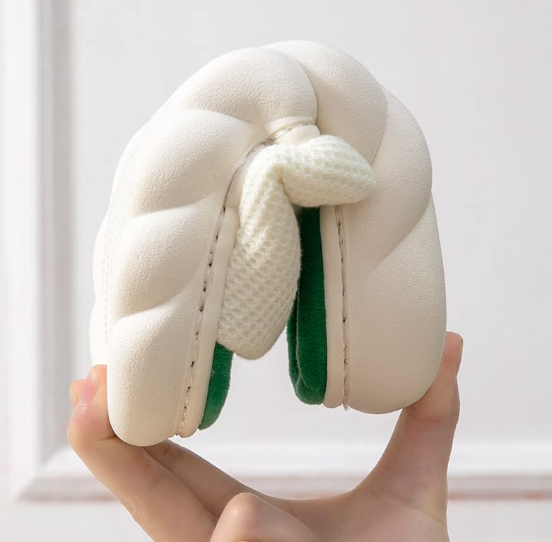 Cute Cartoon Animal Slides Frog Linen Slippers/Carrot Home Slippers, Soft Comfortable Thick Sole House Linen Slippers4