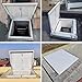 Vibeo Roof Hatch Heavy Duty Roof Access Hatch with Internal Lock, Metal Attic Access Door - 90° Hydraulic Opening, Roof Weather Proofing Skylight Cover(38x18in/96x45cm)
