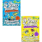 The Treehouse Series Colour Edition 2 Books Collection Set By Andy Griffiths (The 39-Storey Treehouse & The 26-Storey Treehouse)