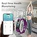 threesheep Fitness Tracker for Men and Women,Fitness Watch Waterproof with Activity Tracker and Sleep Monitor,Smart Watch for Android and iOS Phones(Purple)……