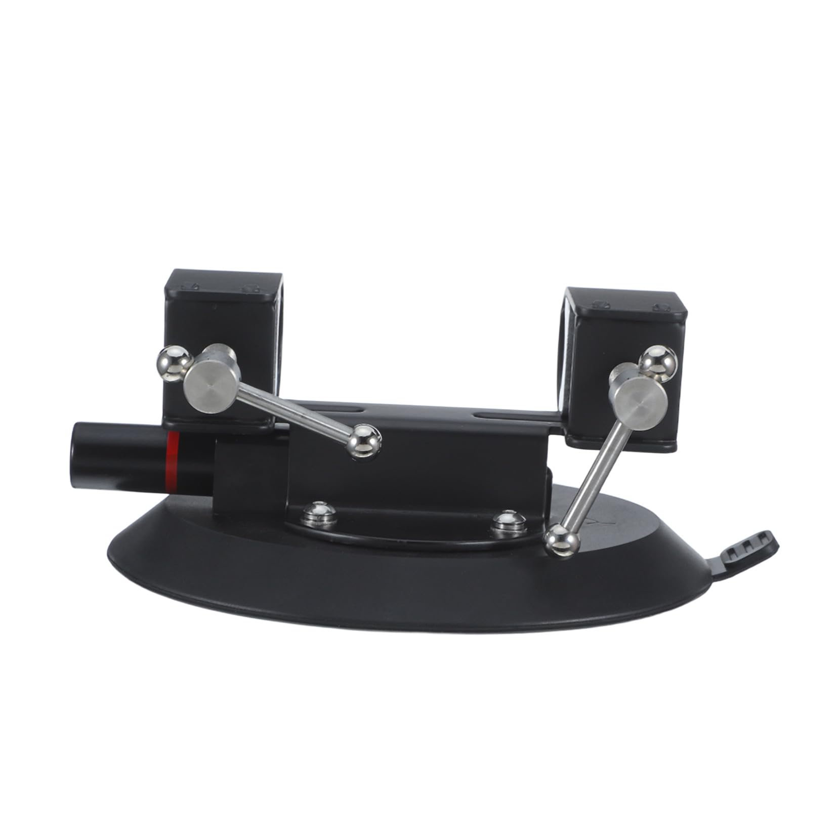 Mipcase Supporto per Bandiera Ventosa Potente, Base in Metallo e Gomma Adatta a Pali da 0,83 a 1,4 Pollici per Attività Outdoor come Campeggio e Offroad