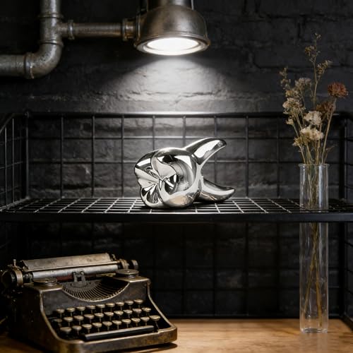 Dental Dekorationen für Büro Zahn Modell Geschenk für Display Dekoration Klinik Desktops Dental Student Geschenk,Silber