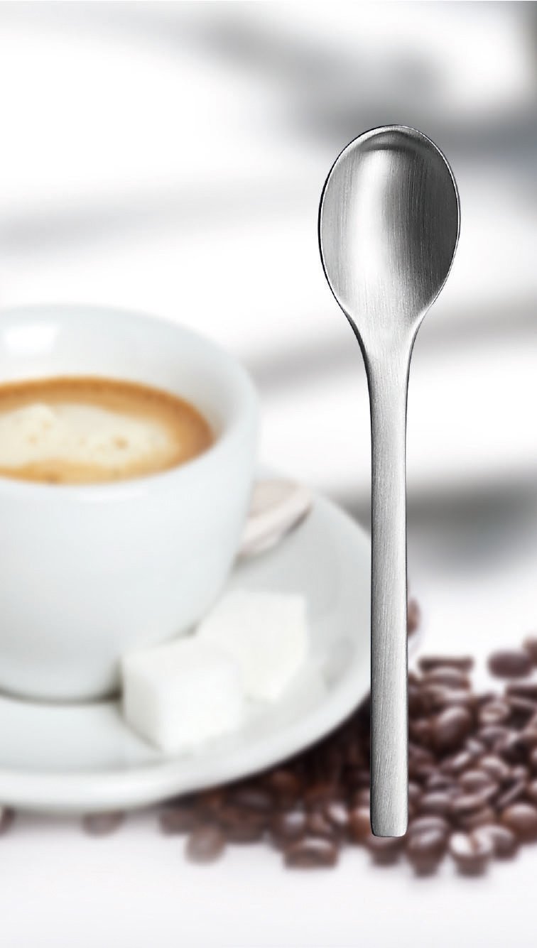 Puresigns ONE Extra Cucchiai Da Caffè Espresso 11cm In Acciaio Inox