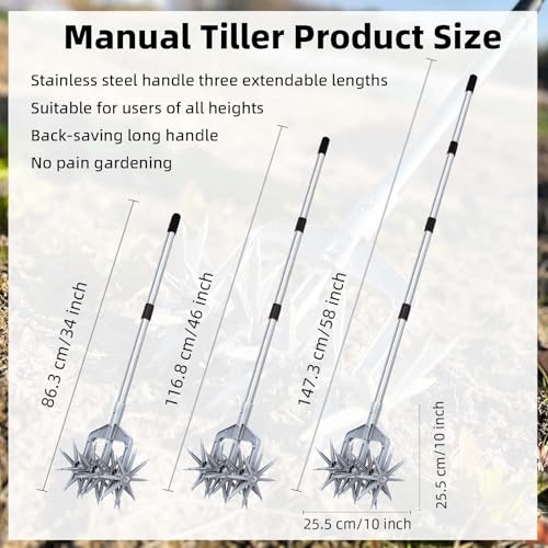 KLDOLLAR Adjustable Hand Tiller