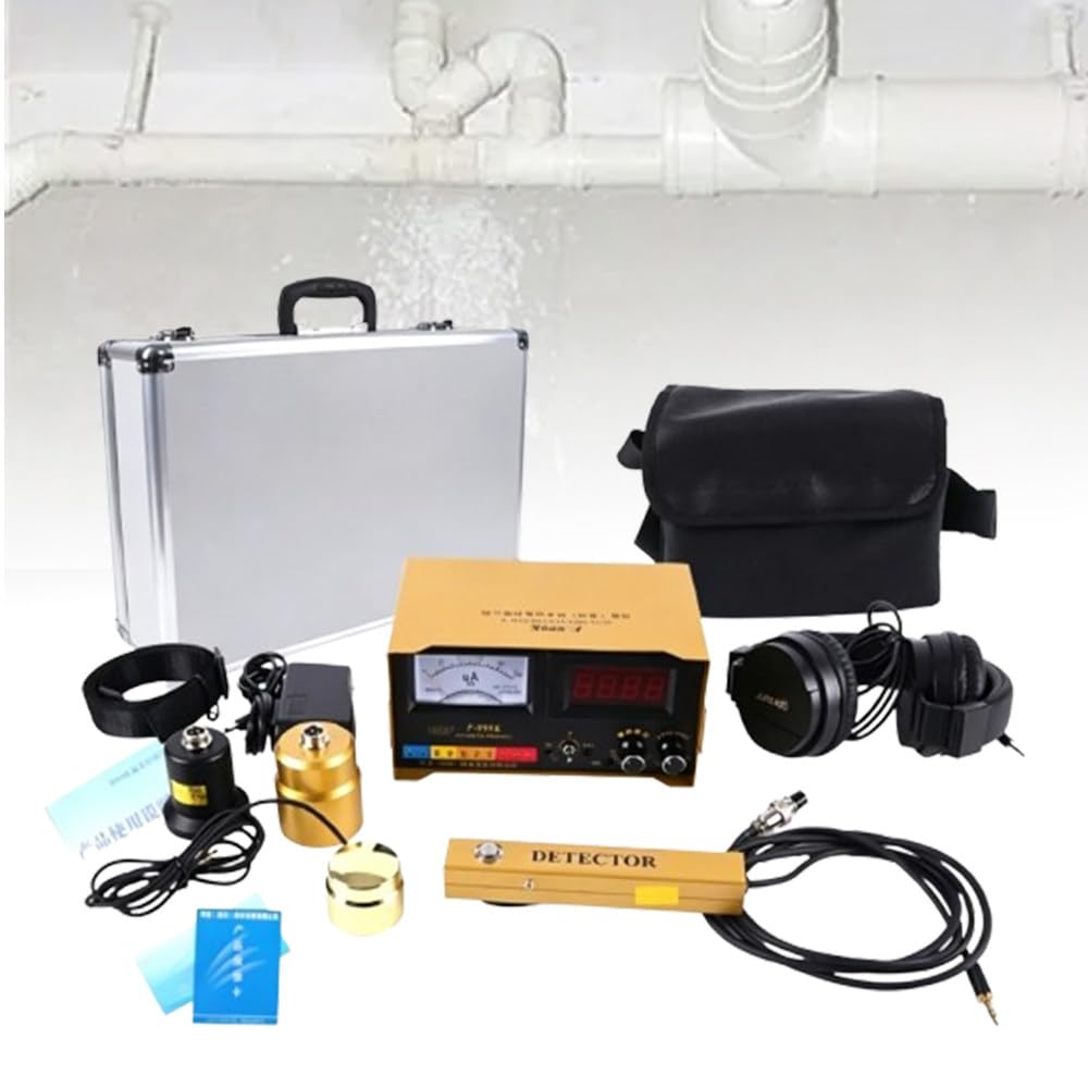 ShaiVrissian Pipe Leak Detector with Digital Display and Headset