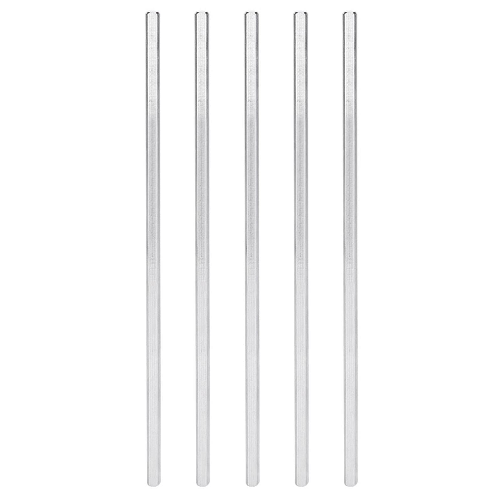 Robot D?Shaft, Stainless Steel Solid Gear Axle, Mechanical Model Round Toy Car Gear Shaft, Industrial Robot Round Shaft Rod Parts for TETRIx FTc FR