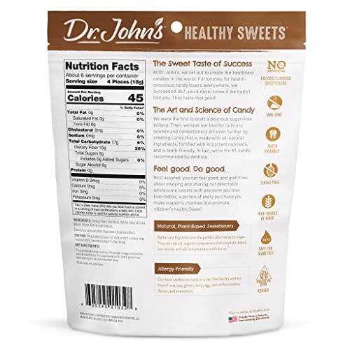 Dr. John's Healthy Sweets Sugar-Free Black Licorice Hard Candies (3.85 Oz) #TOP1