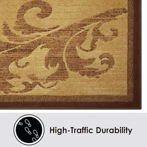 Home Dynamix Catalina Pierre Contemporary Modern Area Rug 7\'10\"x10\'2\" Geometric Brown Red Beige - Thumbnail 5