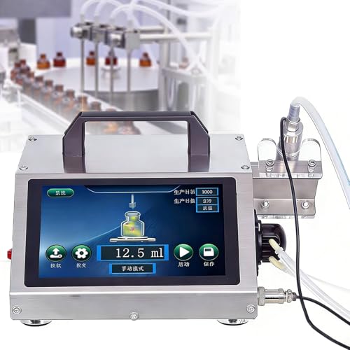 Maszyna do napełniania płynów, elektryczna pompa cyfrowa do butelek 1-100 ml, natężenie przepływu 600 ml/min, stal nierdzewna, idealna do olejków eterycznych i błyszczyka do ust