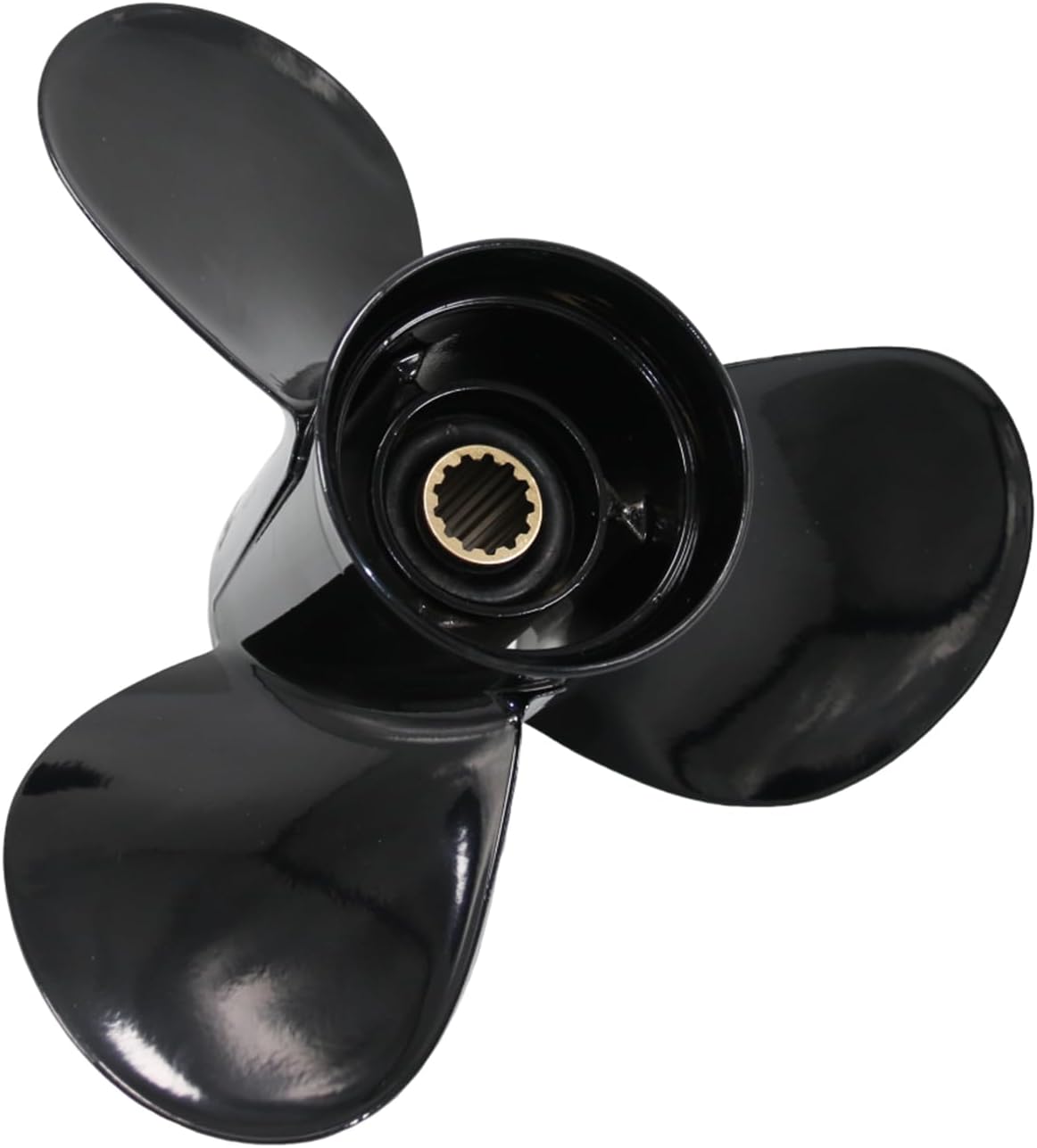 11 1/4 X 15 Pitch Boat Propeller Compatible with Suzuki Outboard DT35C DT40 DF40 DF50 DT50 DT55 DT60 DF60A DT65 Motor Engine 13 Tooth Spline Outboard Propellers,3-Blade,RH, 58100-88L62-019