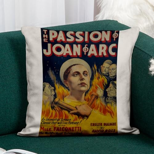 Coussin de film Jeanne d'Arc rétro blanc pour confort lombaire - 5