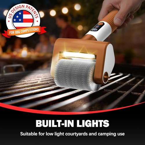 Electric Grill Brush, 800RPM BBQ Grill Cleaner for Outdoor/Camping - 14.99 w/ Code + 50% Off Code W22OOYGK - image 8
