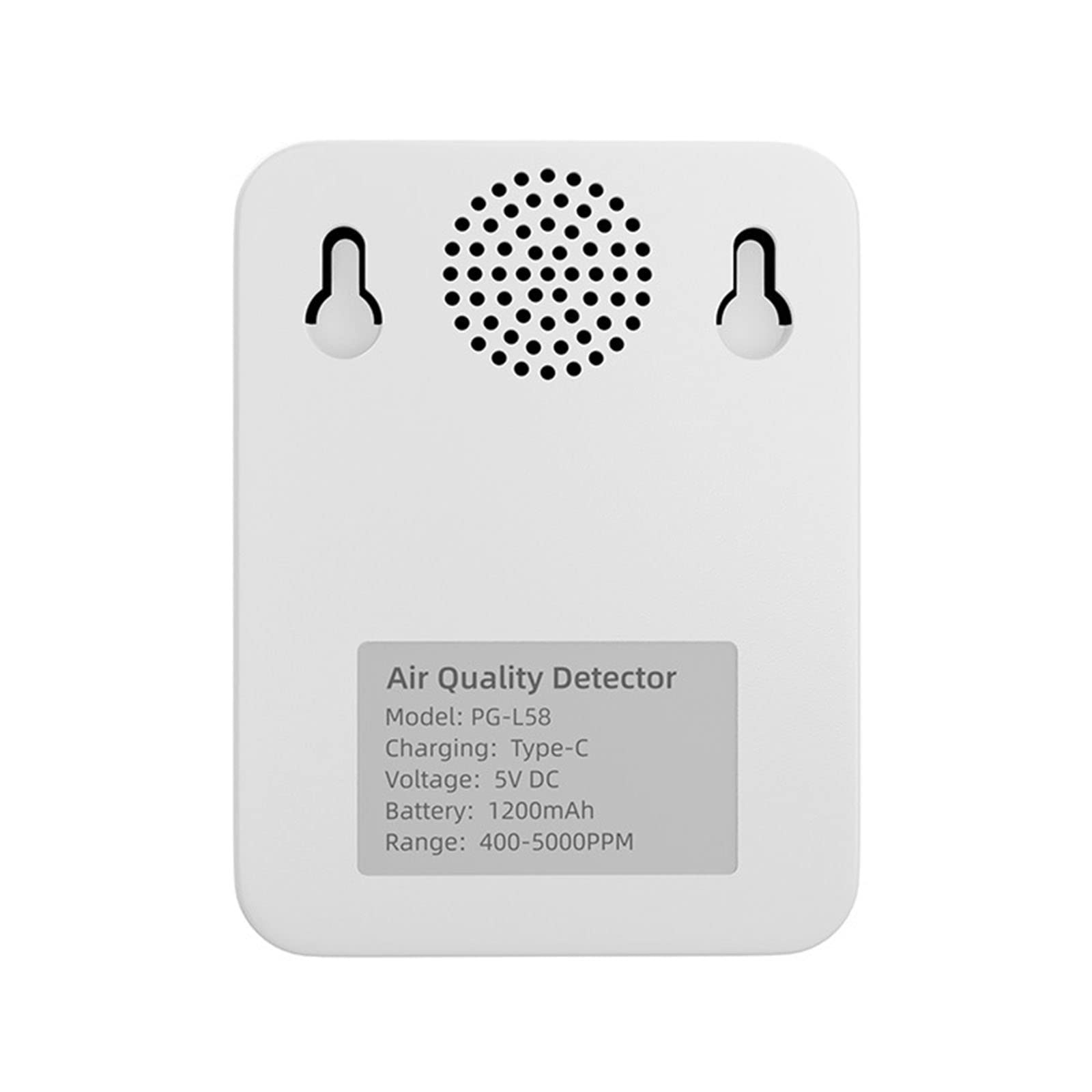 Detector de aire formaldehído, medidor de aire de alta precisión, detecta HCHO CO2 TVOC compuesto orgánico volátil