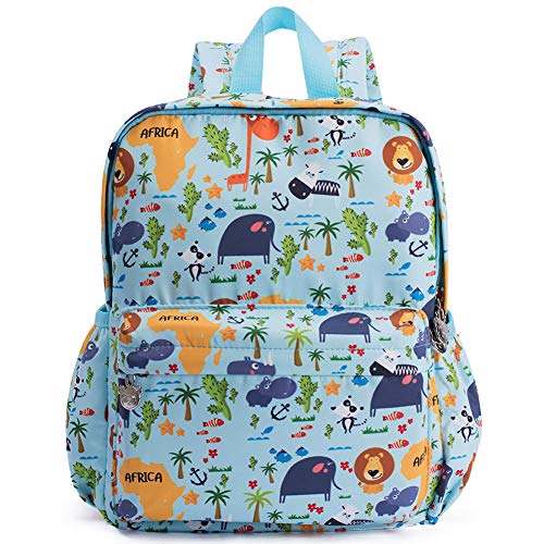 Bebamour Mochila para niños Escolar para Unisex para The Cute Dinosaur Pattern  Cielo