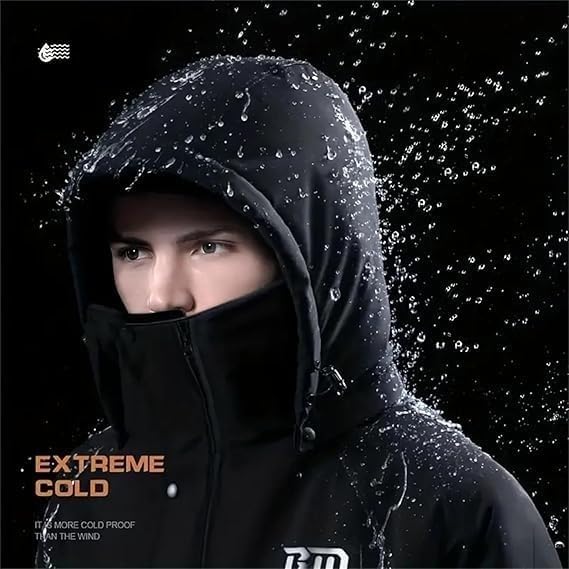 Combinaison Neige Pièce Adulte Combinaison Ski Isolée Imperméable Coupe Vent pour Temps Froid pour Adultes Homme Femme Plus Velvet,XXXXL