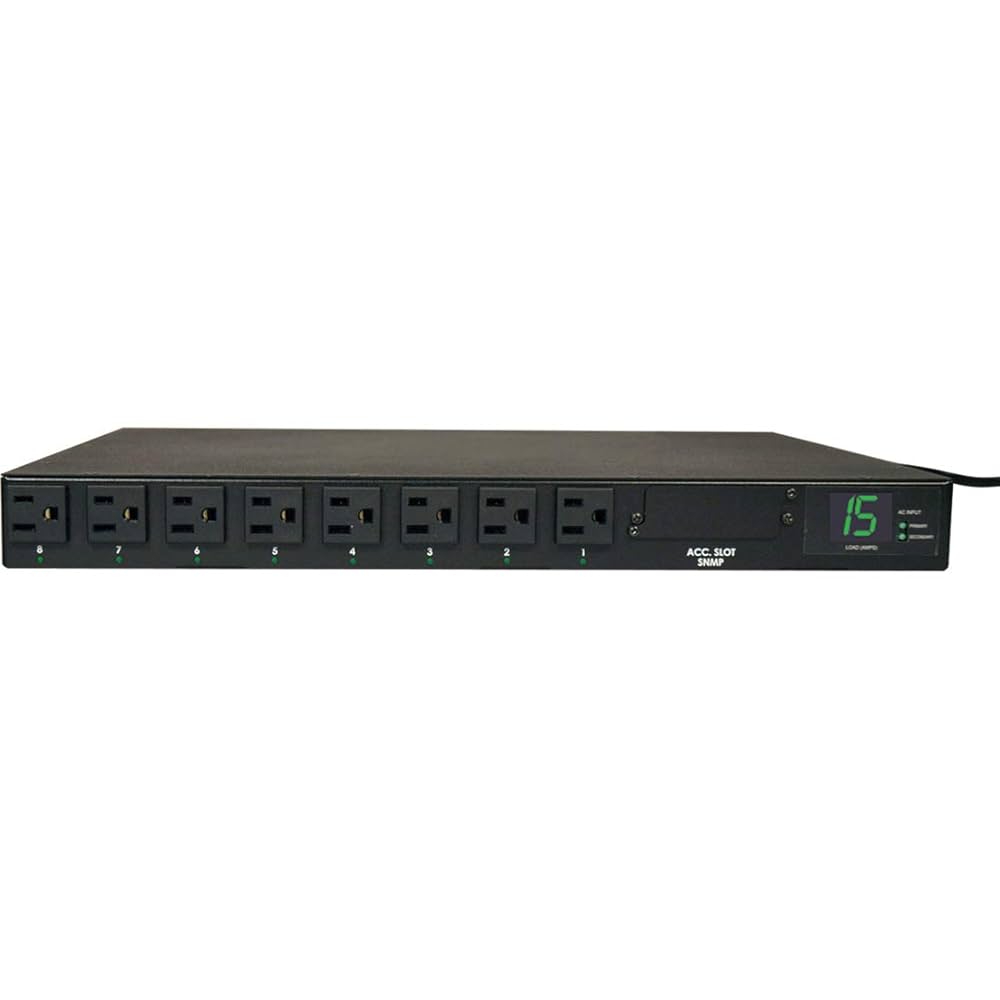 Tripp Lite　Metered PDU　PDUMH15-6　ブラック Tripp Lite Metered PDU - Power Solutions