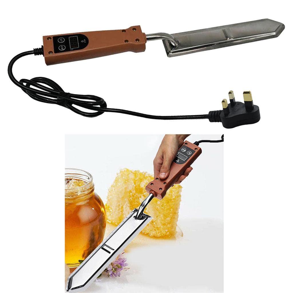 Kit de extractor eléctrico de restos de miel | Herramientas de marco con mango de calentamiento rápido | Equipo de apicultura para colmenas grandes | Óxido, larga vida útil | Motor