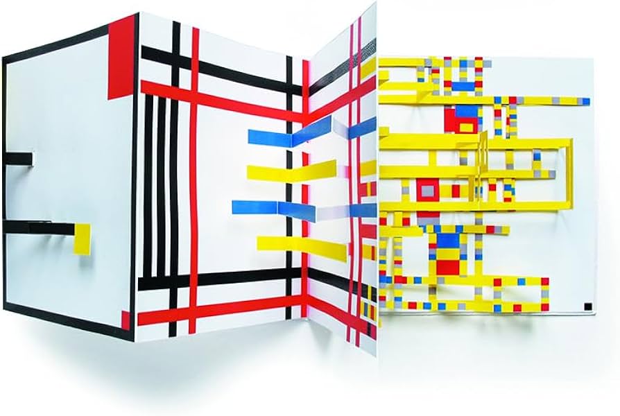 Mondrian pop-up・monumental　Piet Mondrian Mondrian, pop-up monumental: Amazon.co.uk: Collectif