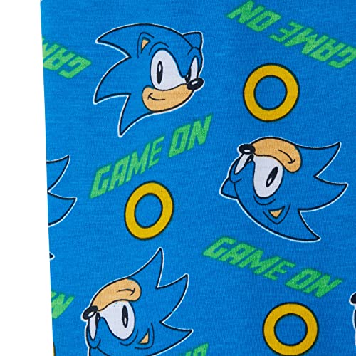 Pyjama Sonic anti-irritation ensemble de nuit garçon coton doux pour peau sensible