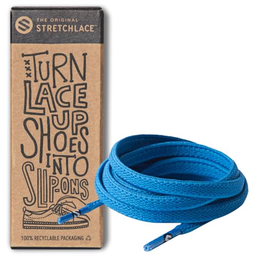 Image of THE ORIGINAL STRETCHLACE Flat Elastic Stretch Shoelaces for Sneakers