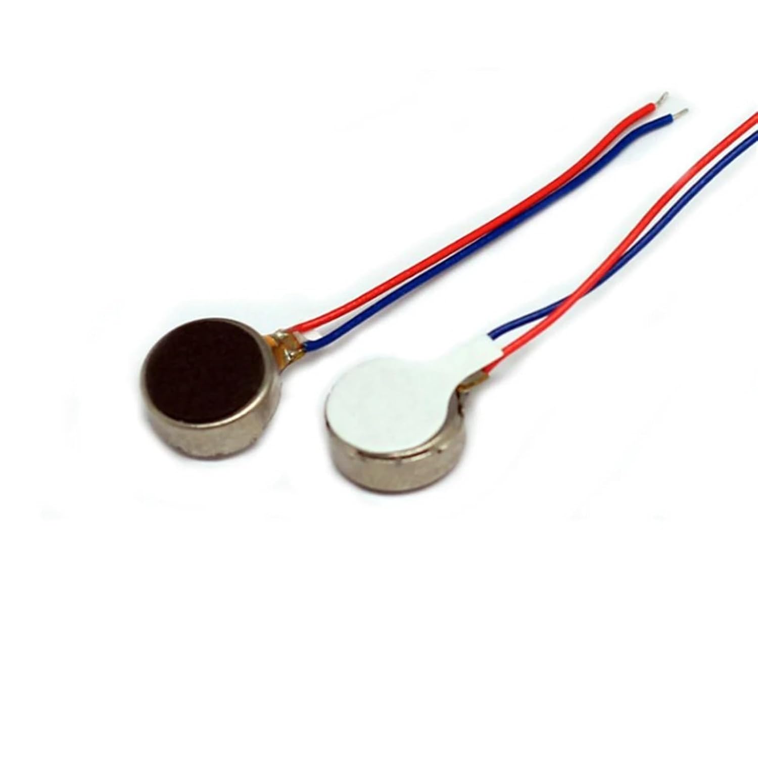 10PCS DC3-5V Micro Vibration Motor 1020 1027 1030 1034 for for Phone Coin Flat Motor Brushless Button Type Coreless Motor(1034)