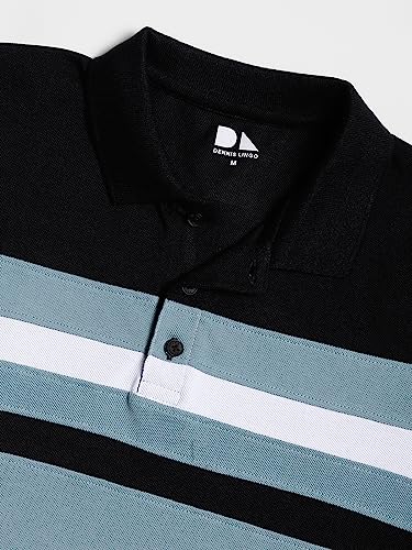 Image of Dennis Lingo - Men's Cotton Colorblocked Polo Regular Fit T-Shirt