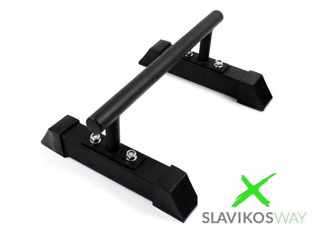X-Parts Parallettes Metall Calisthenics Liegestützgriffe Handstandgriffe Stabil Handstand SCHWARZ Slavikosway