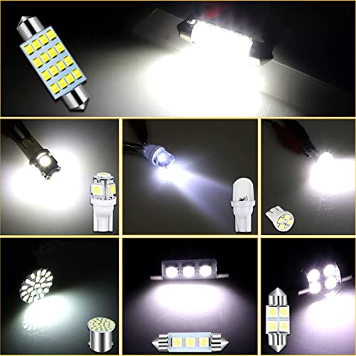 Kit 42 Bombillas LED para Interior de Auto Blanco miniatura 6