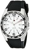 Tommy Hilfiger Men's 1790884 Sport Stainless Steel Watch With Black Silicon Band
