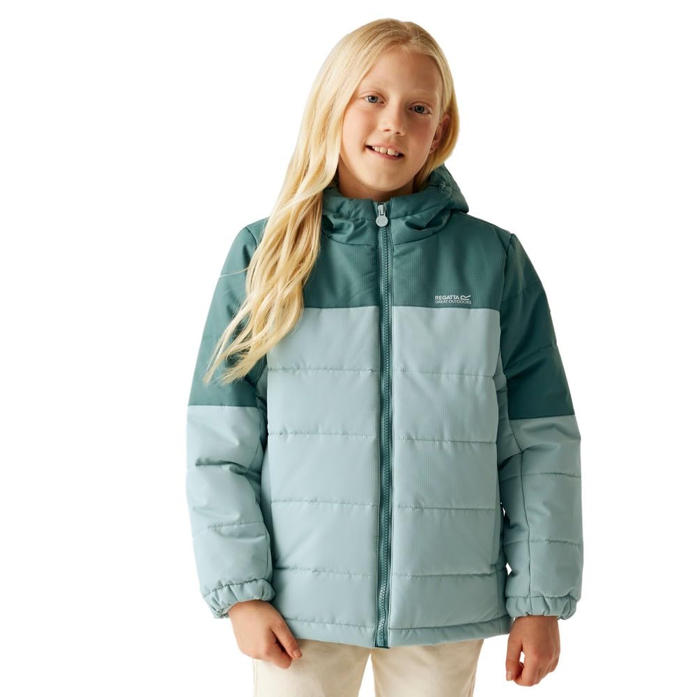 Regatta Kids Lofthouse Insulated Jacket Water Repellent Reflective Trims Winter Coat