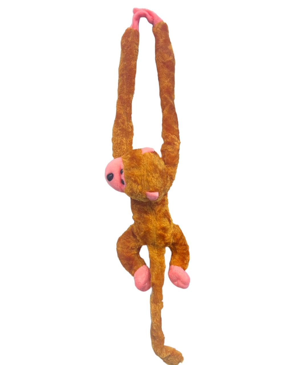 Plush Monkey Toy With Long Arms And Tail,1Monkey Soft Toys For Girls And Boys, 35CM Plush Stuffed Animal Hanging Monkey Toys For Kids Fun Time. (ORANGE)