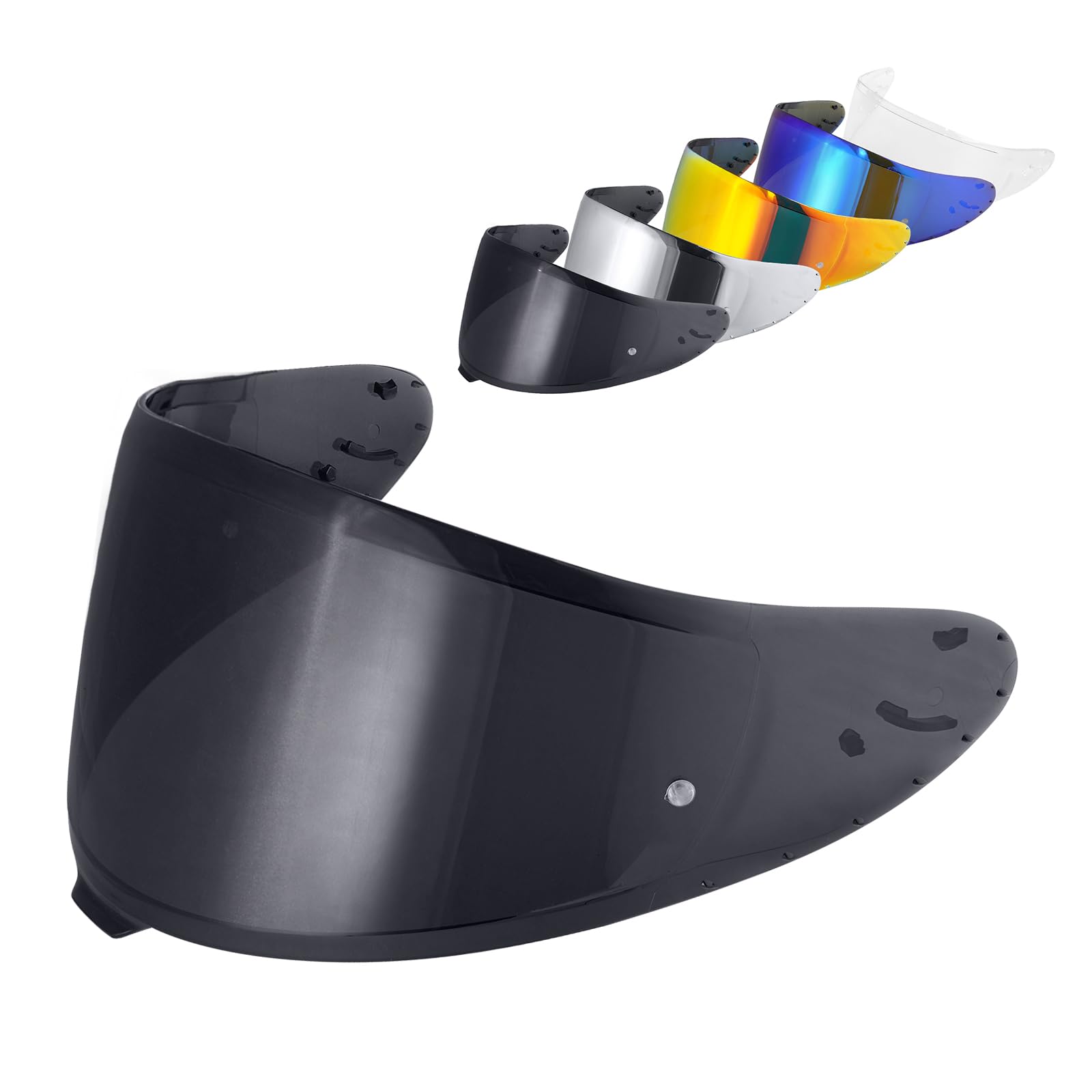 MXJ Gear Motorcycle Helmet Visor,RF-1400 Helmet Visors Shield Replacement, CWR-F2 Visor Face Shield Compatible With Z8 NXR2 (Black)