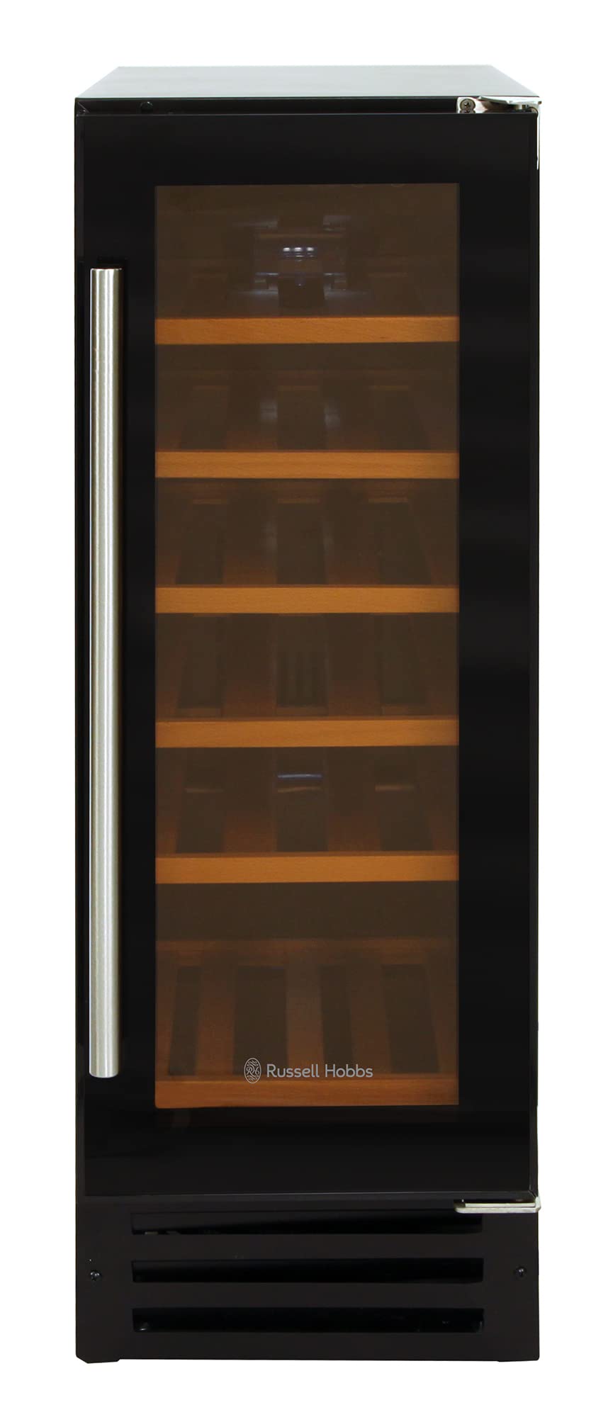 Russell Hobbs Freestanding or Integrated Large, Drinks & Wine Chiller with Glass Door, 18 Bottle Capacity in Black RHBI18WC1 — view 9
