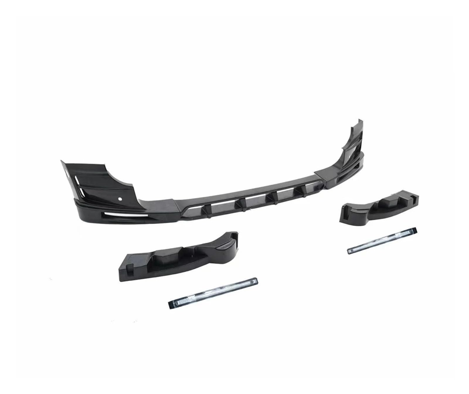 Para Land Para Rover Para Defender 2020-2024 Alerón Parachoques Delantero Labios Kit Cuchilla Divisora ​​inferior+Lámpara Luz Antiniebla trasero Difusor parachoques