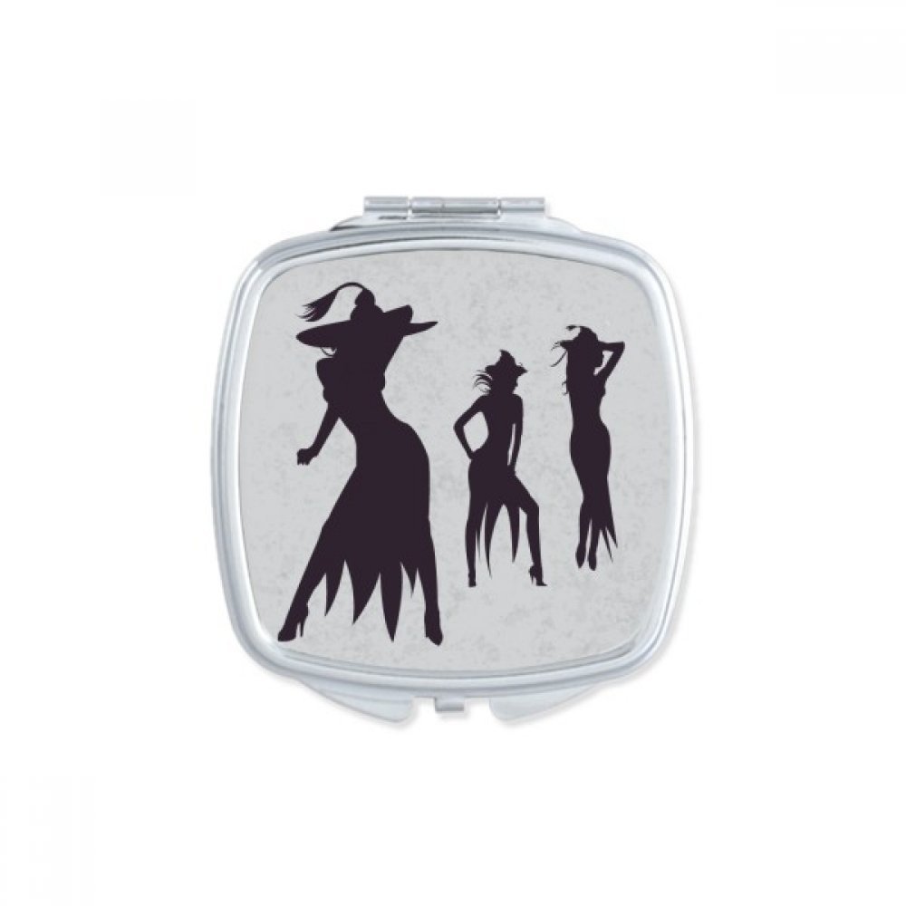 Miroir portable halloween compact pour corriger le maquillage de place partout