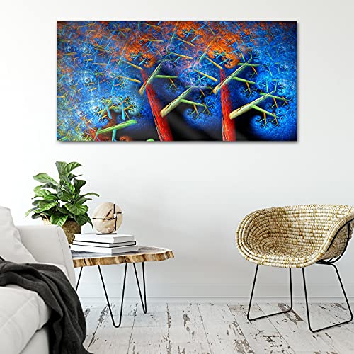 Image acrylique Magic forest tree 100x50cm pour chambre cocooning