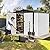 DWVO 8'x6' Large Metal Outdoor Storage Shed, Heavy Duty Tool Storage Sheds for Backyard Patio Lawn - Ideal for Bicycles, Garden Tools, and Lawn Equipment, Easy-to-Assemble, White