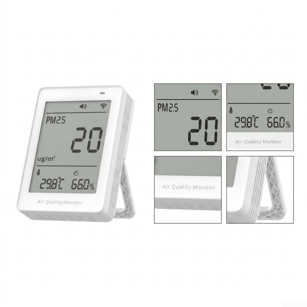 Sensor de humedad de temperatura interior con pantalla LED