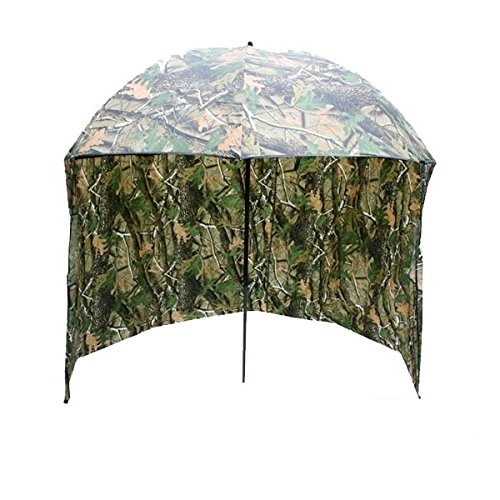 NGT Schirmzelt Mit Plane Brolly with Sides, Grun/braun, XL, FBB-BROLLY-45-SIDE-CAM